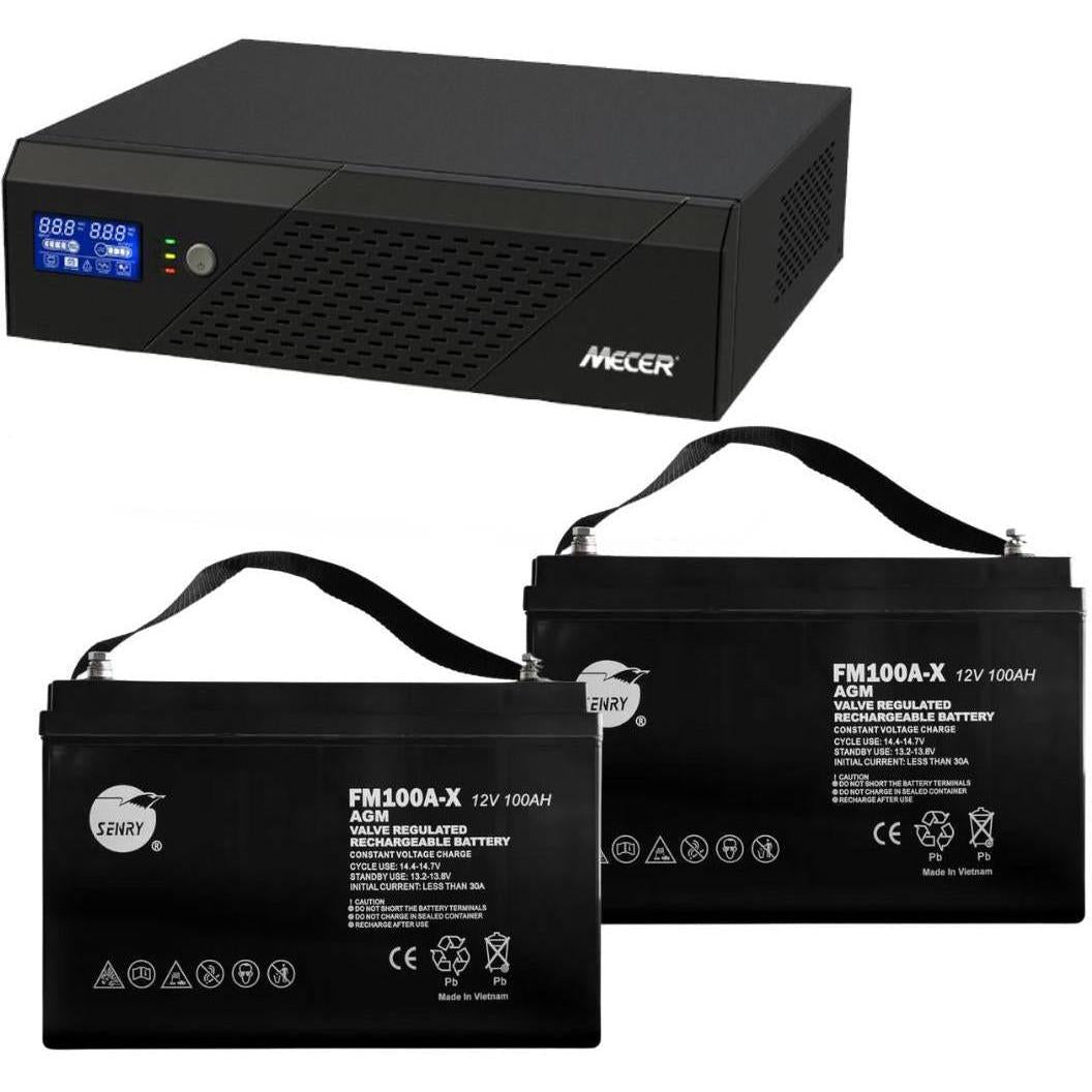 B: IVR-2400LBKS + 2X FM100A-X BATTERY
