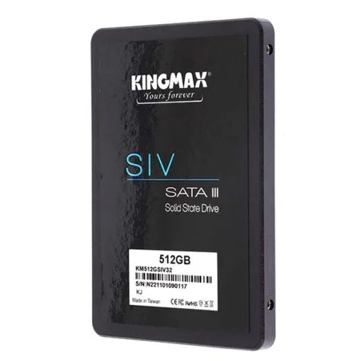 KINGMAX 512GB SSD SATA III – 2.5" Solid State Drive with 540MB/s Read ensures fast and reliable storage for your devices.