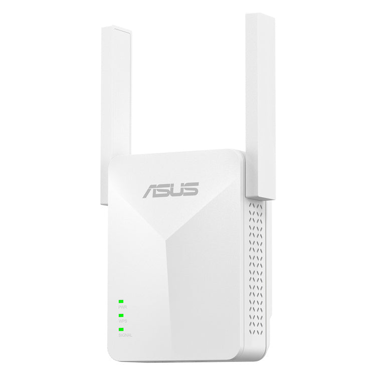 ASUS RP-AX50 Wi-Fi 6 range extender — full antennas, front and side