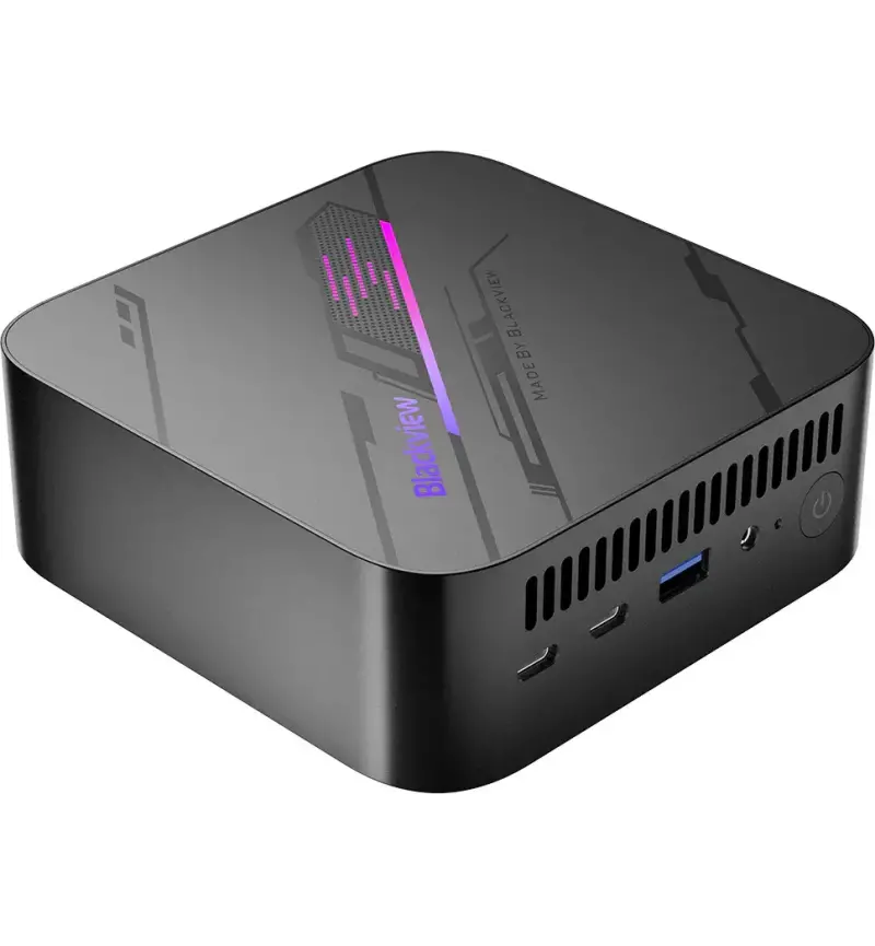Blackview MP100 Mini PC desktop computer with Windows 11 Pro installed