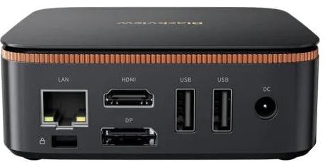 Blackview Mini PC N150 (MP20) with 8GB RAM and 256GB SSD. Compact, quiet, and ideal for home offices, streaming, browsing, and everyday Windows 11 Pro productivity.