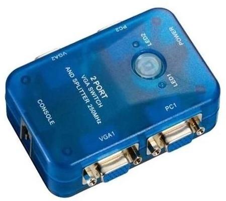 2 IN 2 OUT VGA SWITCH & SPLITTER