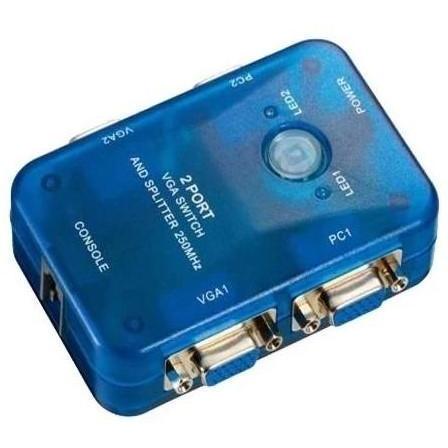 2 IN 2 OUT VGA SWITCH AND SPLITTER