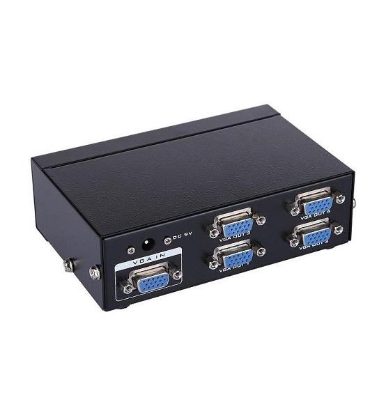 4 WAY VGA SPLTTER 350MHZ