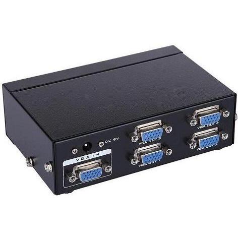 4 WAY VGA SPLTTER 350MHZ