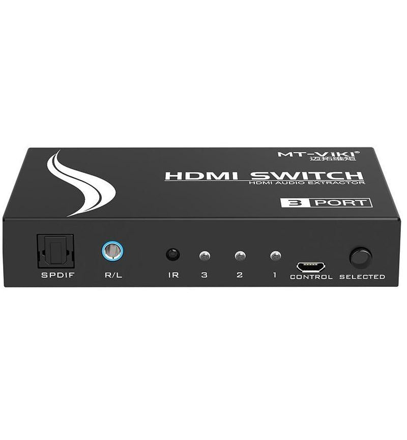 3 PORT HDMI SWITCH WITH AUDIO