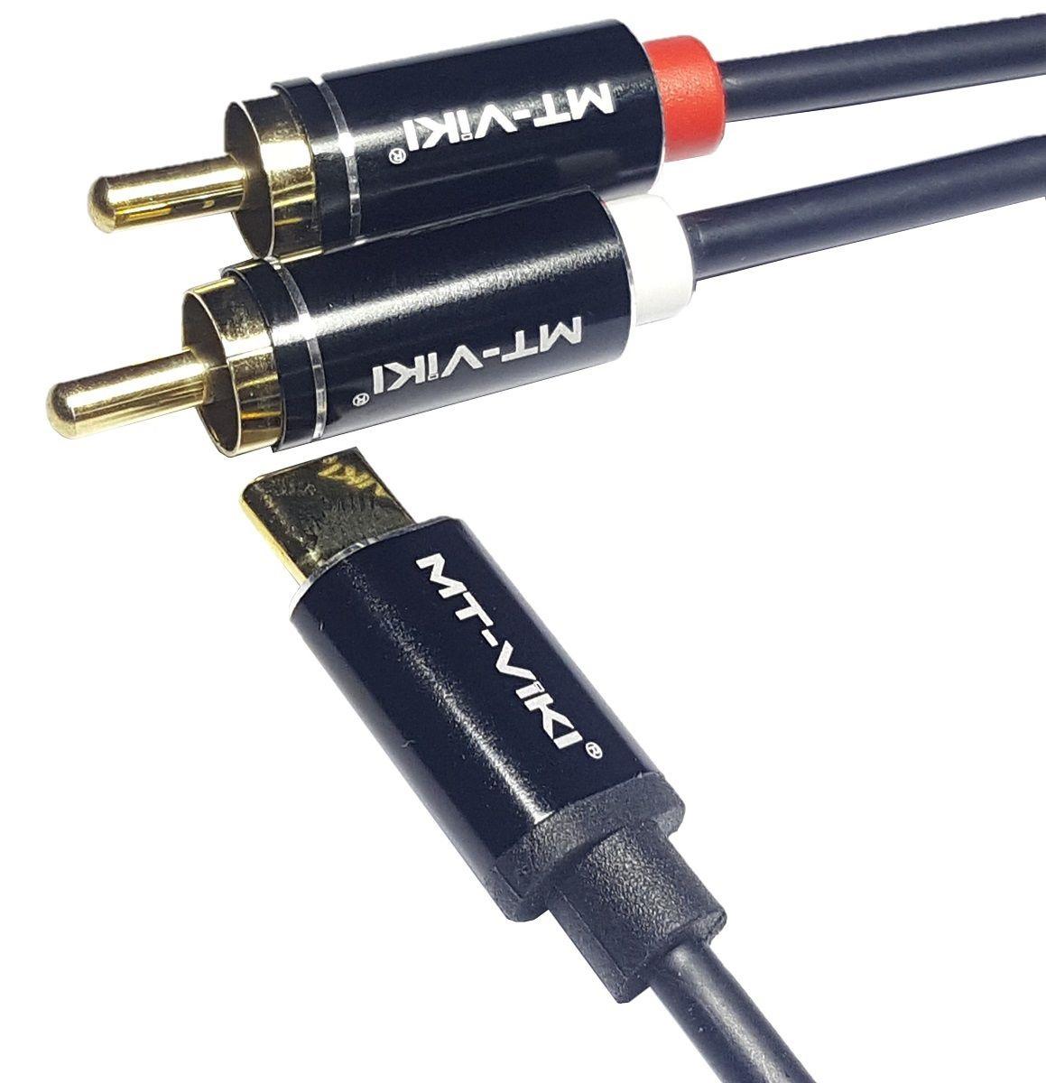 TYPE C TO RCA L + R AUDIO 1MTR