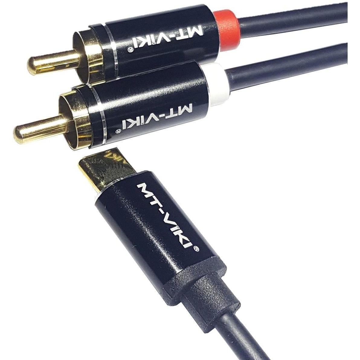 TYPE C TO RCA L + R AUDIO 1MTR