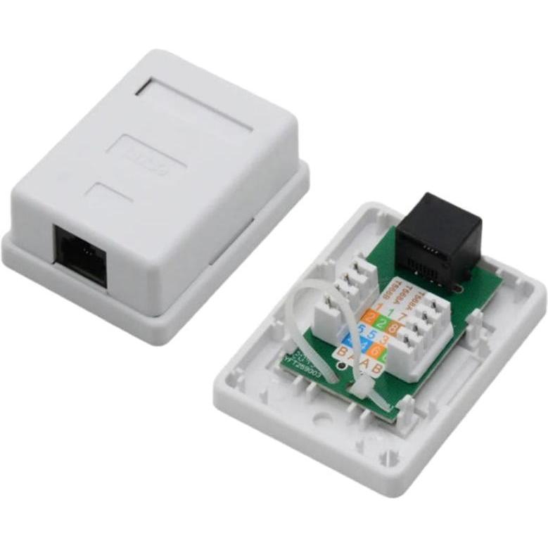M-Link RJ45 Single Port Network Wall Box – CAT5e/CAT6 Ethernet Socket