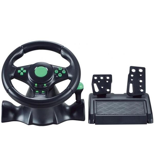 Xbox Game Steering Wheel - Supports XBOX360, PS2, PS3, PC
