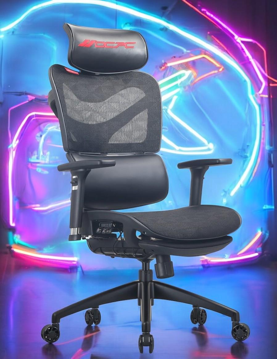 Discover the OCPC ARM-800 AIRMESH 800 3D Gaming Chair – Breathable Ergonomic Racing Seat with Lumbar Support for gamers.
