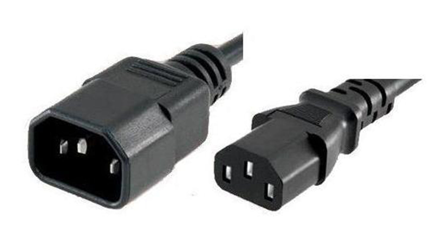 MicroWorld MALE IEC-COLD IEC (1MM x 3 CORES) 3M – Heavy-Duty Power Cable ensures reliable connectivity.