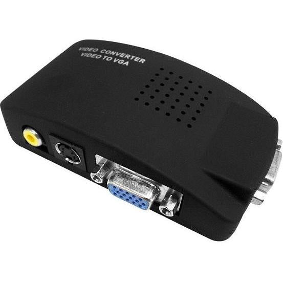 RCA Composite and S-Video to VGA Converter