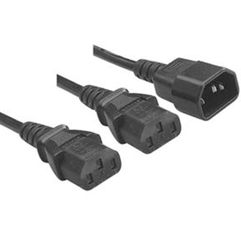 POWER CABLE-MALE TO 2 X FEMALE 1.8M