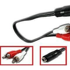 RCA TO FEMALE STEREO 1.8M