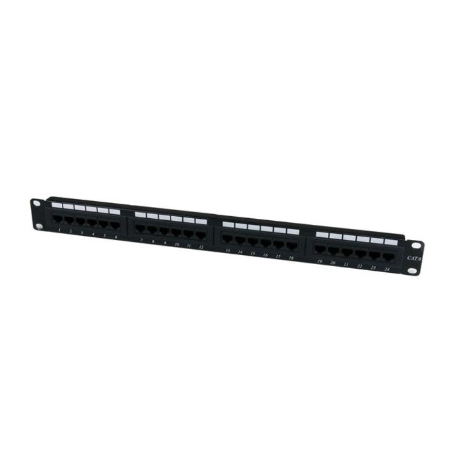 PATCH:CAT6 24 PORT POPULATED