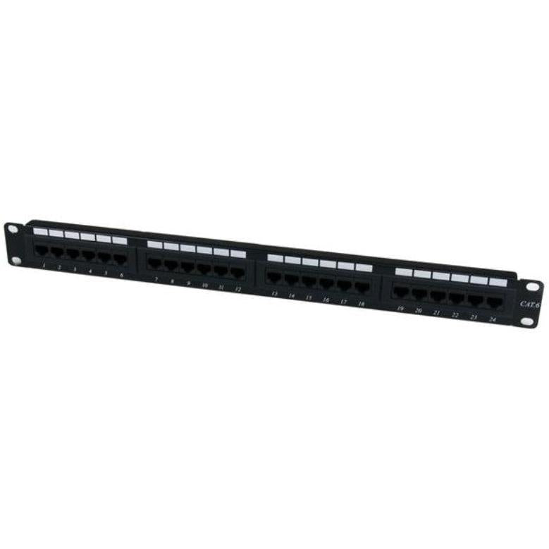 PATCH:CAT6 24 PORT POPULATED