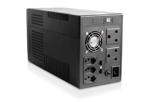 RCT 2400VAS LINE-INTERACTIVE UPS 1440W 1 x USB Comm PORT; 2x SA WALL; 3 x New SA SOCKET BATTERY 6 MONTH WARRANTY ONLY!
