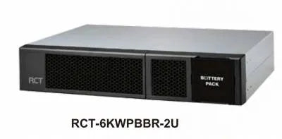 EXTENDED BATTERY BANK UNIT (2U) FOR RCT-6000-WPRU and RCT-10000WPRU (12V/9Ah x 16) - 6 month warranty on batteries.