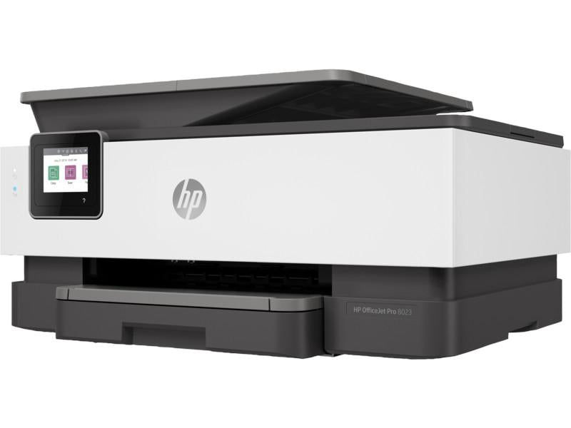 PRE-Loved HP OfficeJet Pro 8023 - 4-in-1 Printer with Wi-Fi, perfect for productive home or office tasks.