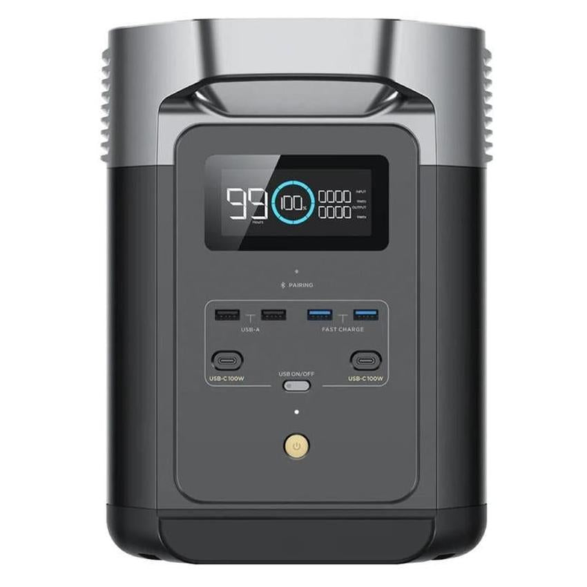 Discover reliable energy with the PRE-Loved EcoFlow DELTA 2 Portable Power Station – 1024Wh, 1800W, Solar Ready, Fast Charging.