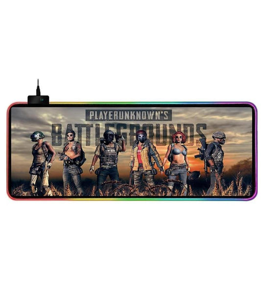 Enhance your gaming setup with the MicroWorld RGB Gaming Mouse Pad – 800x300mm Multi-Color LED, Non-Slip Base, Water-Resistant.