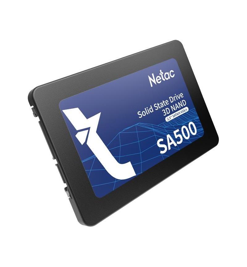 NETAC 480GB 2.5″ SATA III SSD — 3D TLC NAND, 520MB/s Read (SA500/N535S), TLC Budget Storage for fast, reliable upgrades.