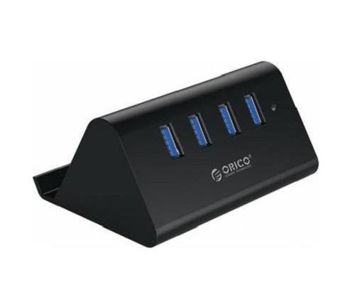 HUB: USB3.0 - 4P BK STAND