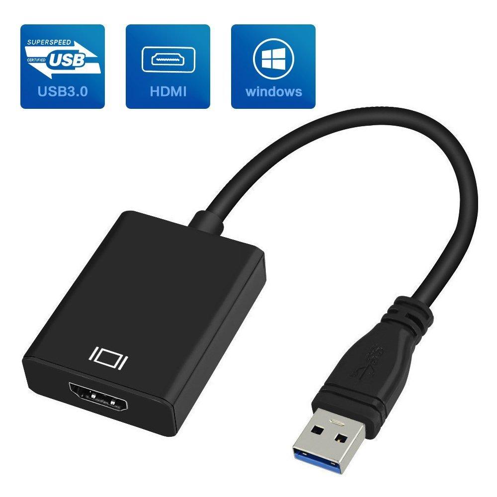 Not compatible with Macbook. USB3.0 to HDMI turns an available USB 3.0 port into an HDMI output.