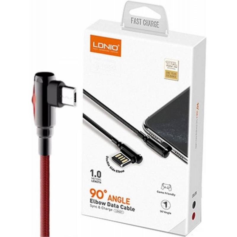 LDNIO ELBOW USB LIGHTNING 1-METER CABLE