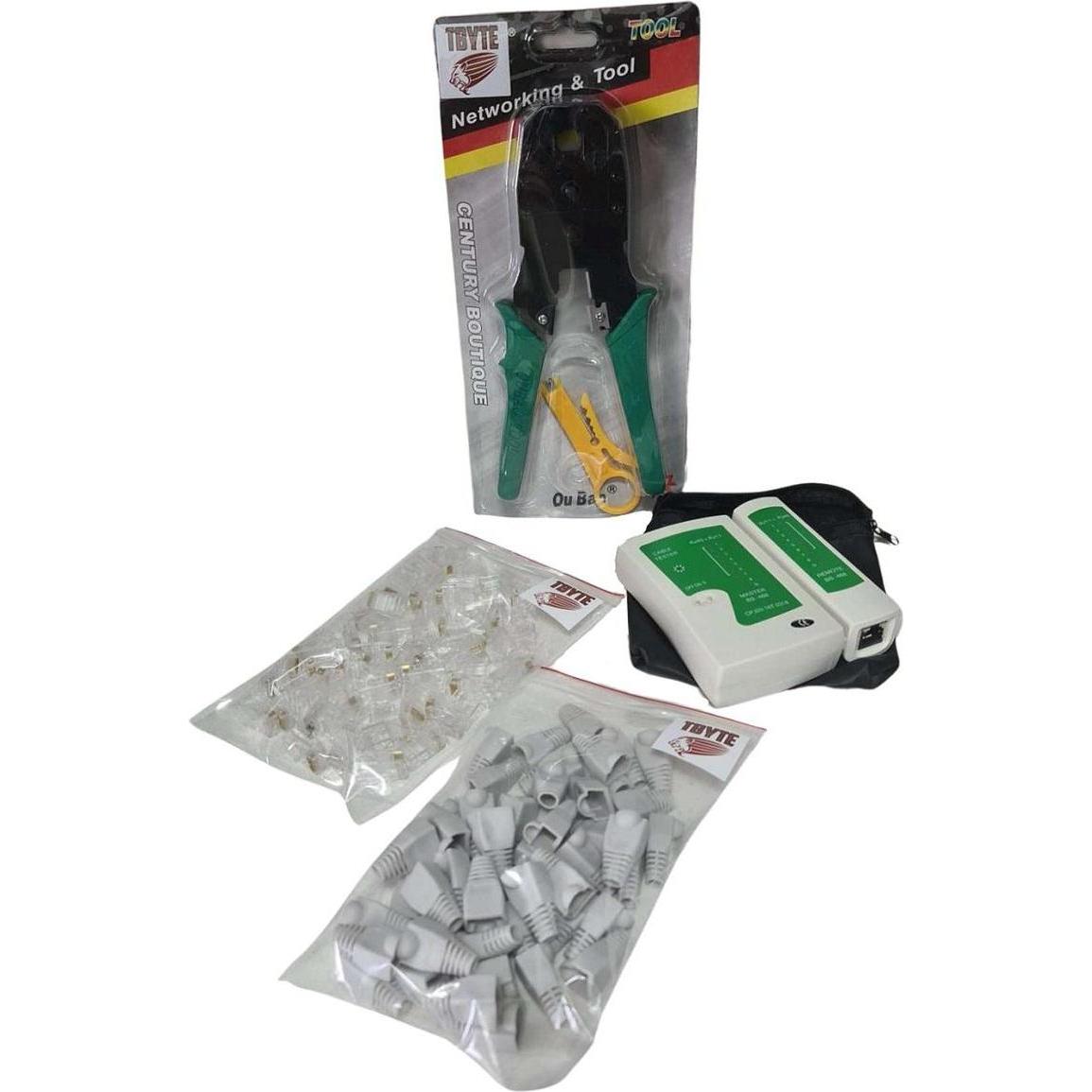 TBYTE 5-in-1 Network Cable Assembly and Tool Kit