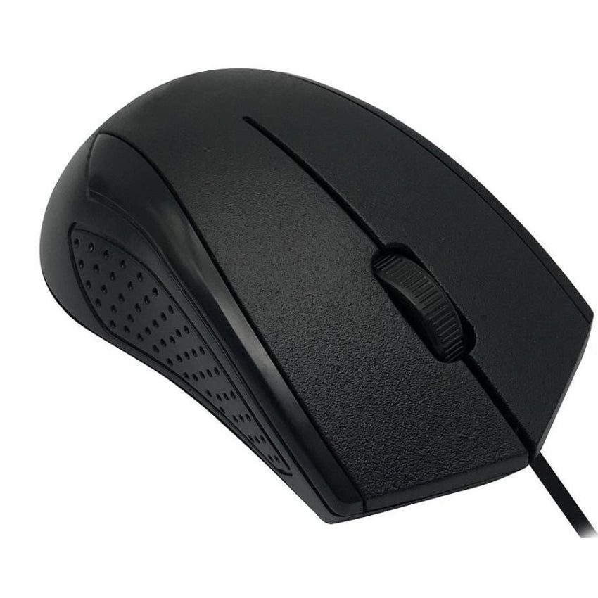TBYTE M232 USB Wired Optical Mouse – 1000 DPI, Plug & Play, Black