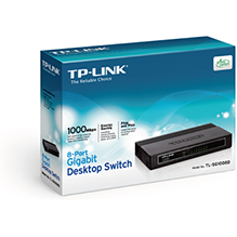 TP-Link 8 Port Gigabit Desktop Switch for seamless Gigabit Ethernet connectivity and enhanced network performance.