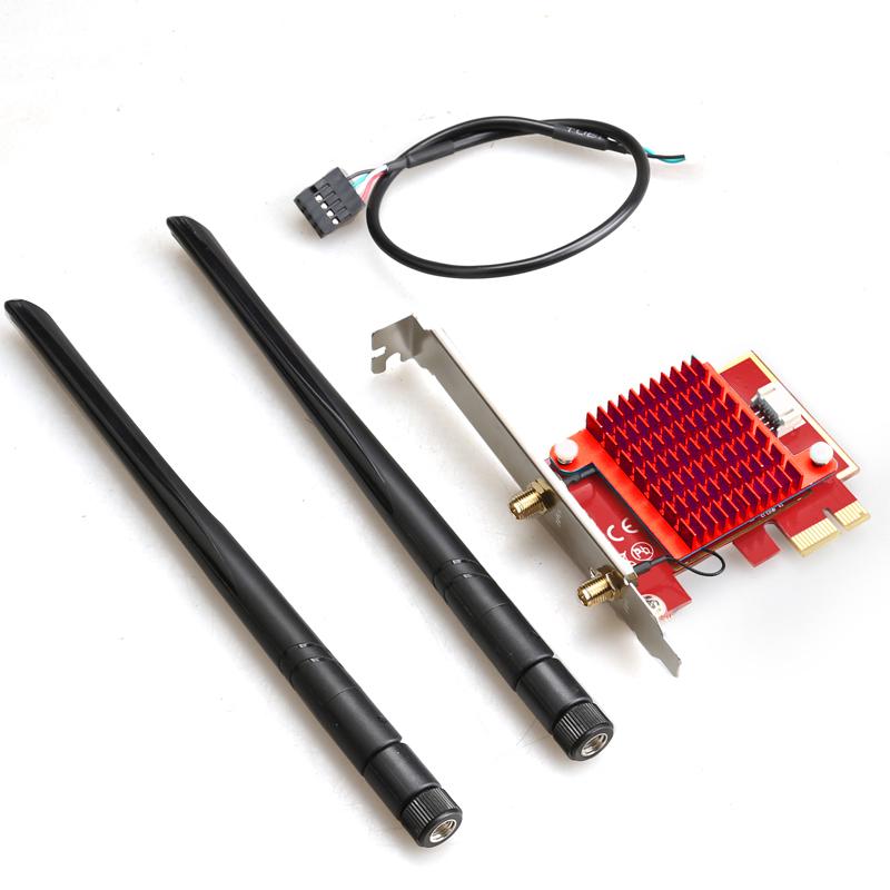 M-Link AX5400 Wi-Fi 6E PCIe Adapter with Bluetooth 5.3