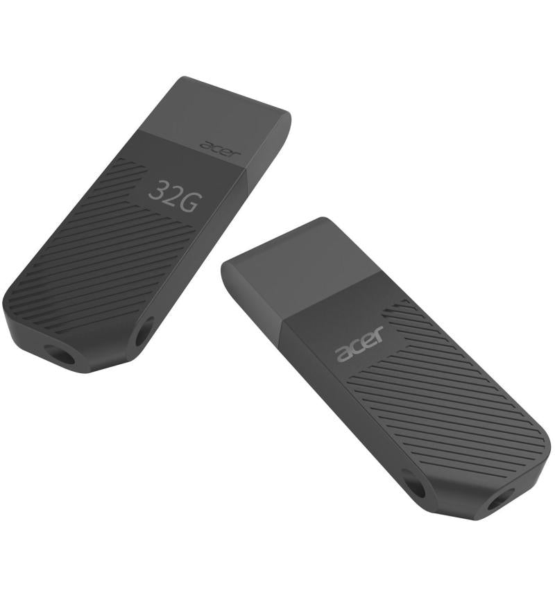 Acer USB 3.2 Gen 1 Flash Drive 32GB – High-Speed Portable Data Storage Device in Sleek Black for fast data transfer.