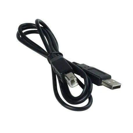 USB 1.8m printer cable A Male + B M; Black / blue