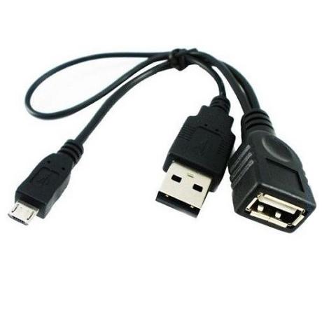 USB (M) TO (F)+(M)+MICRO (M)