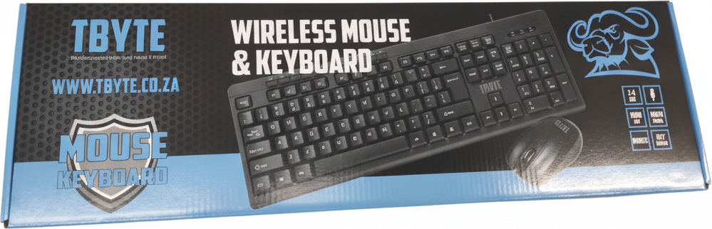 TBYTE USB Wireless Keyboard & Mouse Combo