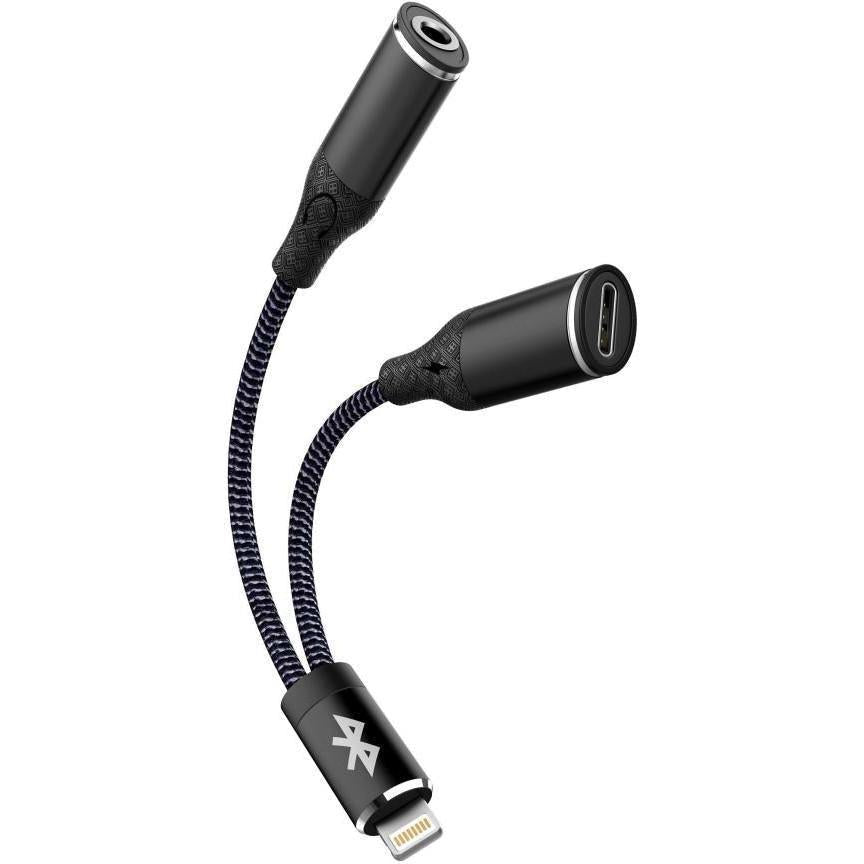 Appacs Lightning to Female USB-C and 3.5mm Aux Adapter Cable