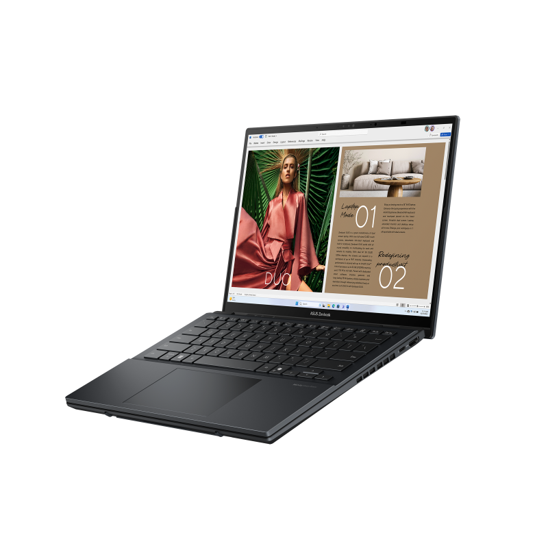 Discover the PRE-Loved ASUS Zenbook DUO UX8406 – Dual-Screen Laptop, Powerful, ideal for enhancing productivity.