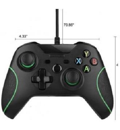 Wired Game Controller for Xbox One & Windows PC (Generic) – Black