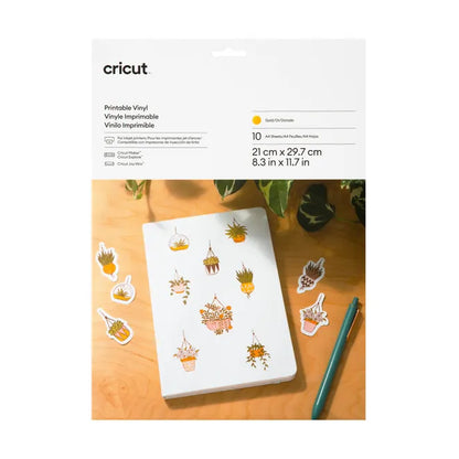 2010364 - Cricut Printable Vinyl Gold 10 sheets 21x29.7cm