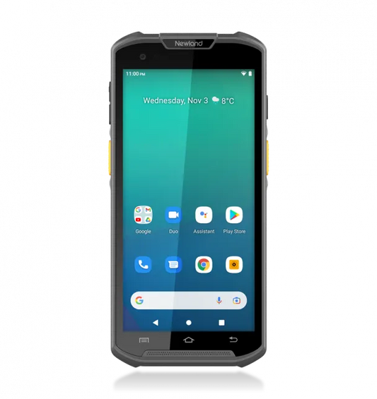 Newland MT93 Pro Megaterra Mobile Computer with 5.5'' touchscreen; 2D CMOS Mega Pixel imager with Laser Aimer (DE5L); 4GB/64GB;