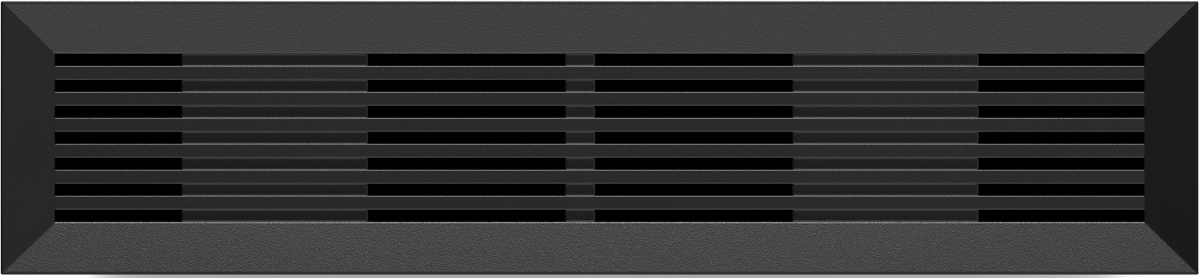 Seagate One Touch Hub 6TB Desktop External Hard Drive with USB-C – black desktop drive with vented front.