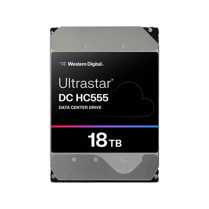 Western Digital Ultrastar DC HC555 18TB Internal HDD – 3.5" SATA III, 7200 RPM, 512MB Cache, Enterprise-Grade | TechStore