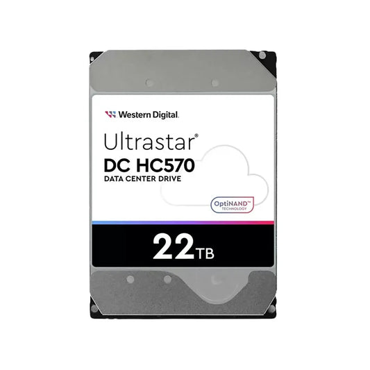 Western Digital Ultrastar DC HC570 22TB HDD – 3.5" SATA 6Gb/s, 7200RPM, 512e, Enterprise-Class (0F48155) | TechStore
