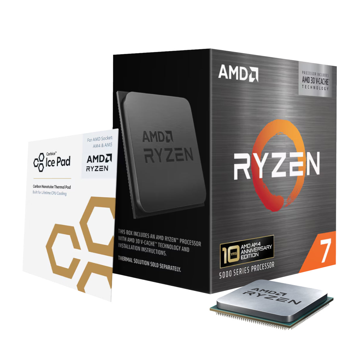 AMD Ryzen 7 5800X3D AM4 8-Core 16-Thread Desktop Processor