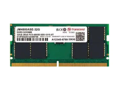 TRANSCEND JET MEMORY 32 GB DDR5-4800 SO-DIMM 2RX8 CL40  (2Gx8)x16