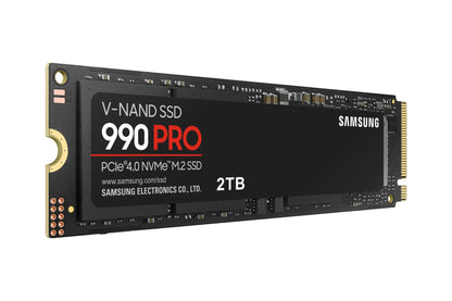 SAMSUNG MZ-V9P2T0BW 990 PRO 2 TB NVMe SSD - Read Speed up to 7450 MB/s; Write Speed to up 6900 MB/s; Random Read up to 1400000 I