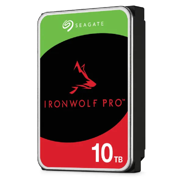 Seagate Ironwolf Pro ST10000NT001 10TB 3.5'' HDD NAS Drives 7200 RPM; SATA 6GB/s Interface; 256MB Cache;550TB/Year; Unlimited Ba